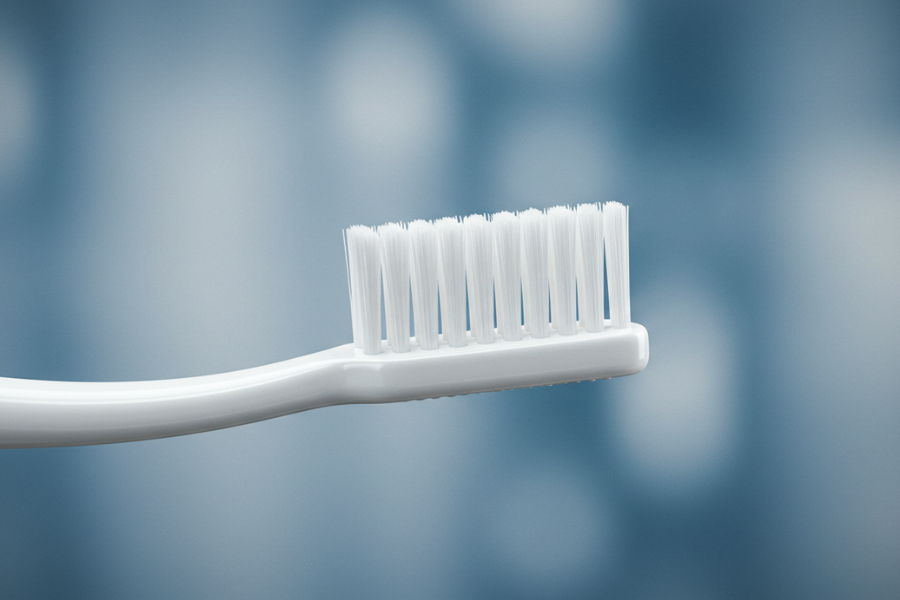 A toothbrush to demonstrate the dos and don'ts of brushing