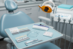 Professional teeth whitening tools at viva dental